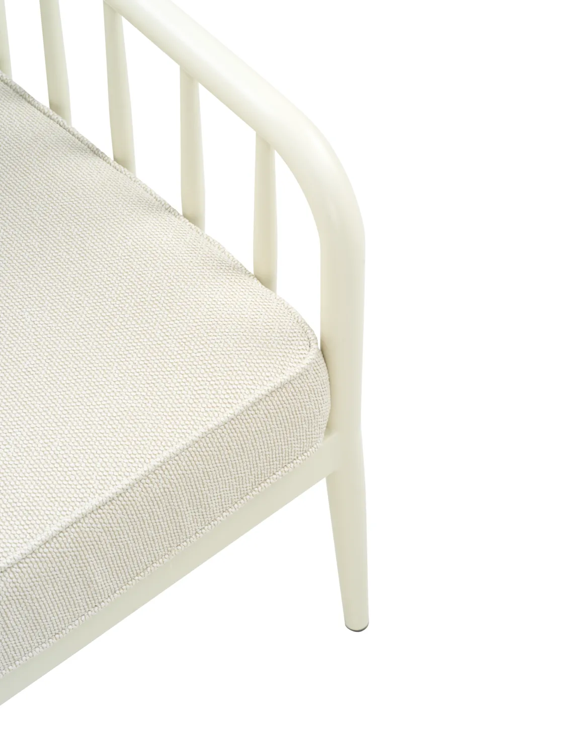 Canapé Coleville, Pearl white-dot beige, 3 places Brafab