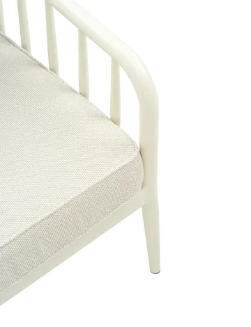 Canapé Coleville - Pearl white-dot beige, 3 places - Brafab