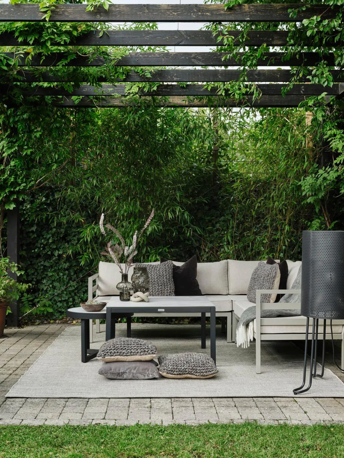 Canapé d'angle Weldon, Khaki-sand Brafab