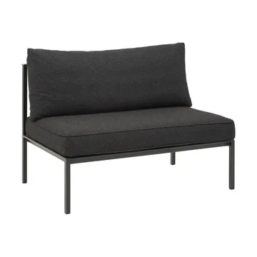 Canapé modulaire Upper - Noir-teddy black, partie centrale - Brafab