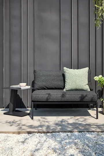 Canapé modulaire Upper - Noir-teddy black, partie centrale - Brafab