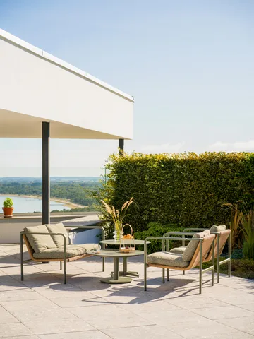 Canapé Motty - Nordic green-teddy verde, 2-places - Brafab