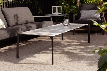 Canapé Naos - Noir-teddy black, 2,5 places - Brafab