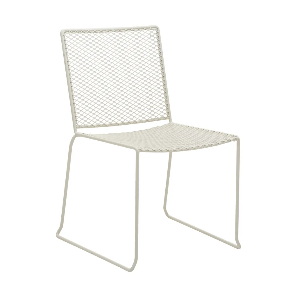 Chaise à manger Haru, Pearl white Brafab