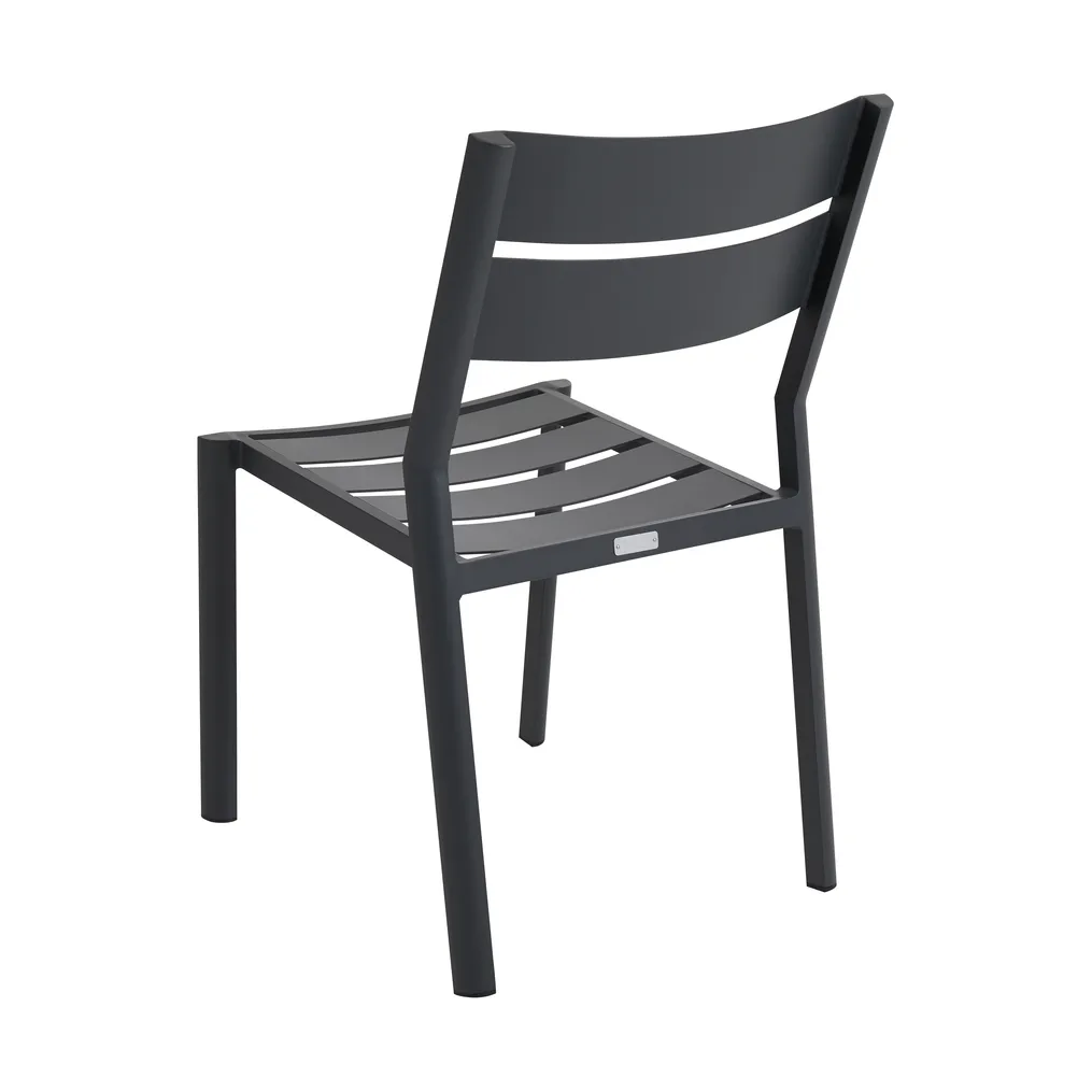 Chaise Delia, Anthracite Brafab