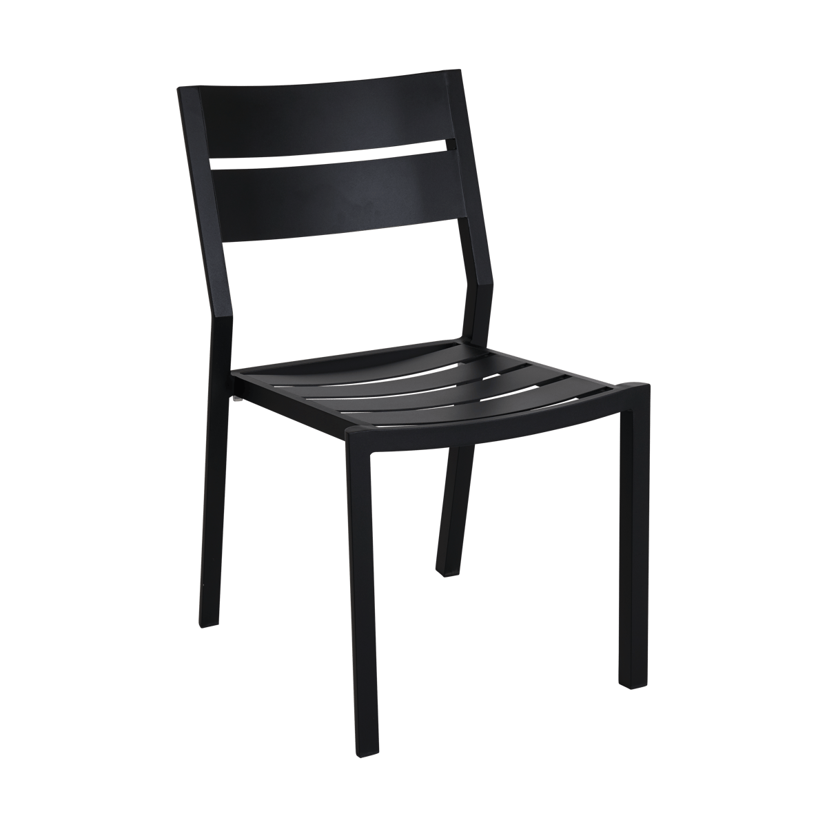 Brafab Chaise Delia Noir | Design Scandinave | Chaises de jardin | Noir