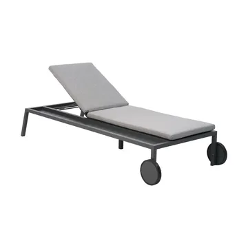 Chaise longue Samvaro 218x92 cm - Anthracite-pearl grey - Brafab