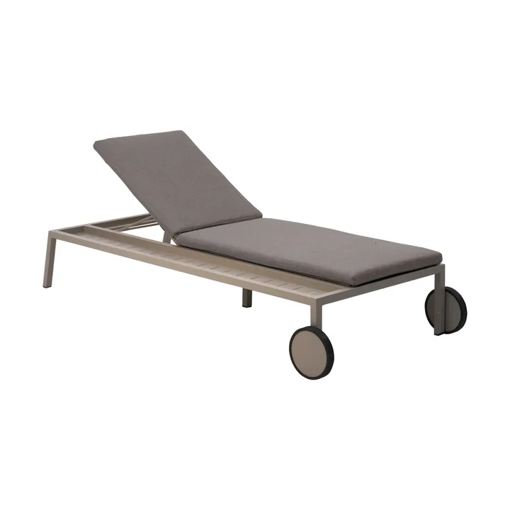 Chaise longue Samvaro 218x92 cm - Khaki-soft dawn - Brafab