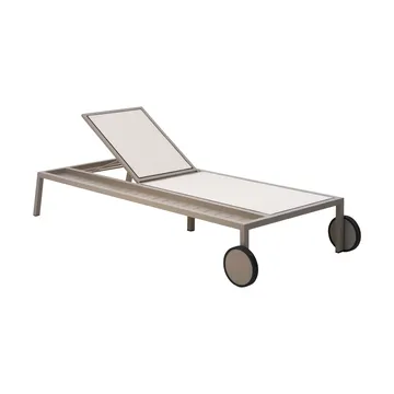 Chaise longue Samvaro 218x92 cm - Khaki - Brafab