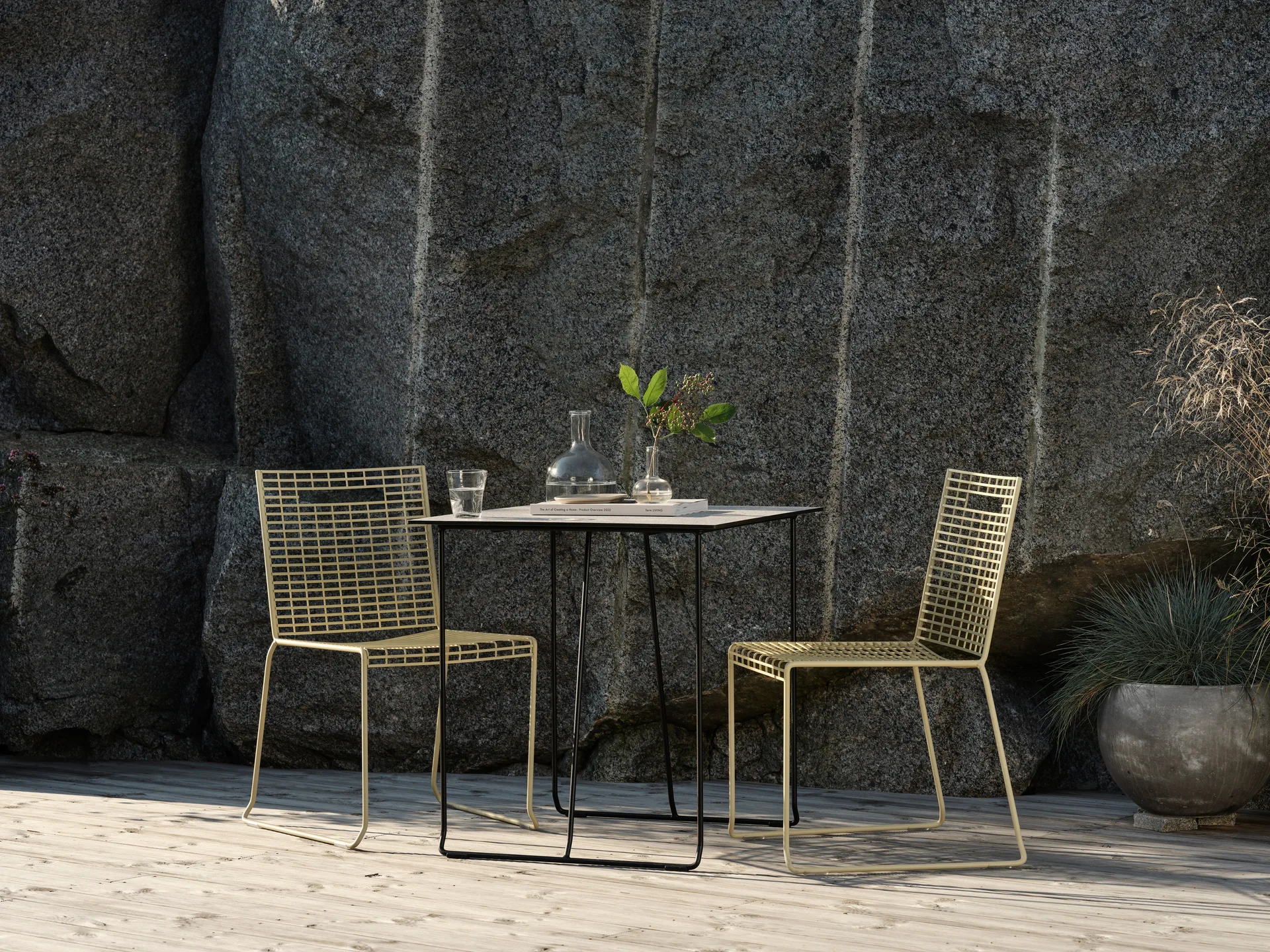 Chaise Sinarp, Blanc Brafab