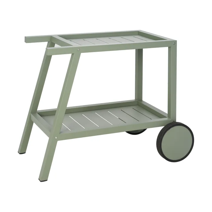 Chariot de service Samvaro 86x49x69 cm - Dusty green - Brafab