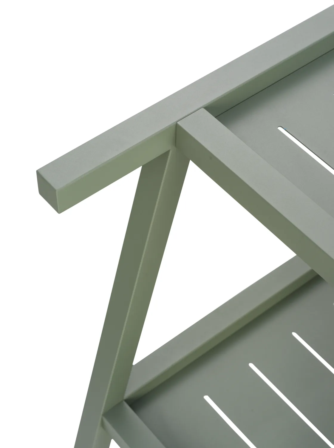 Chariot de service Samvaro 86x49x69 cm, Dusty green Brafab