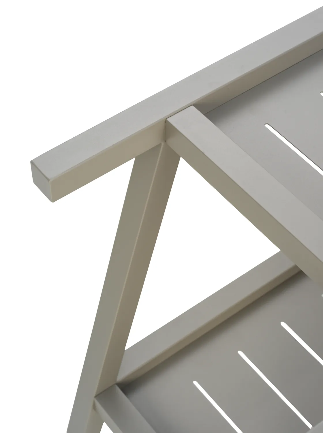 Chariot de service Samvaro 86x49x69 cm, Khaki Brafab