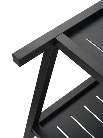 Chariot de service Samvaro 86x49x69 cm - Noir - Brafab