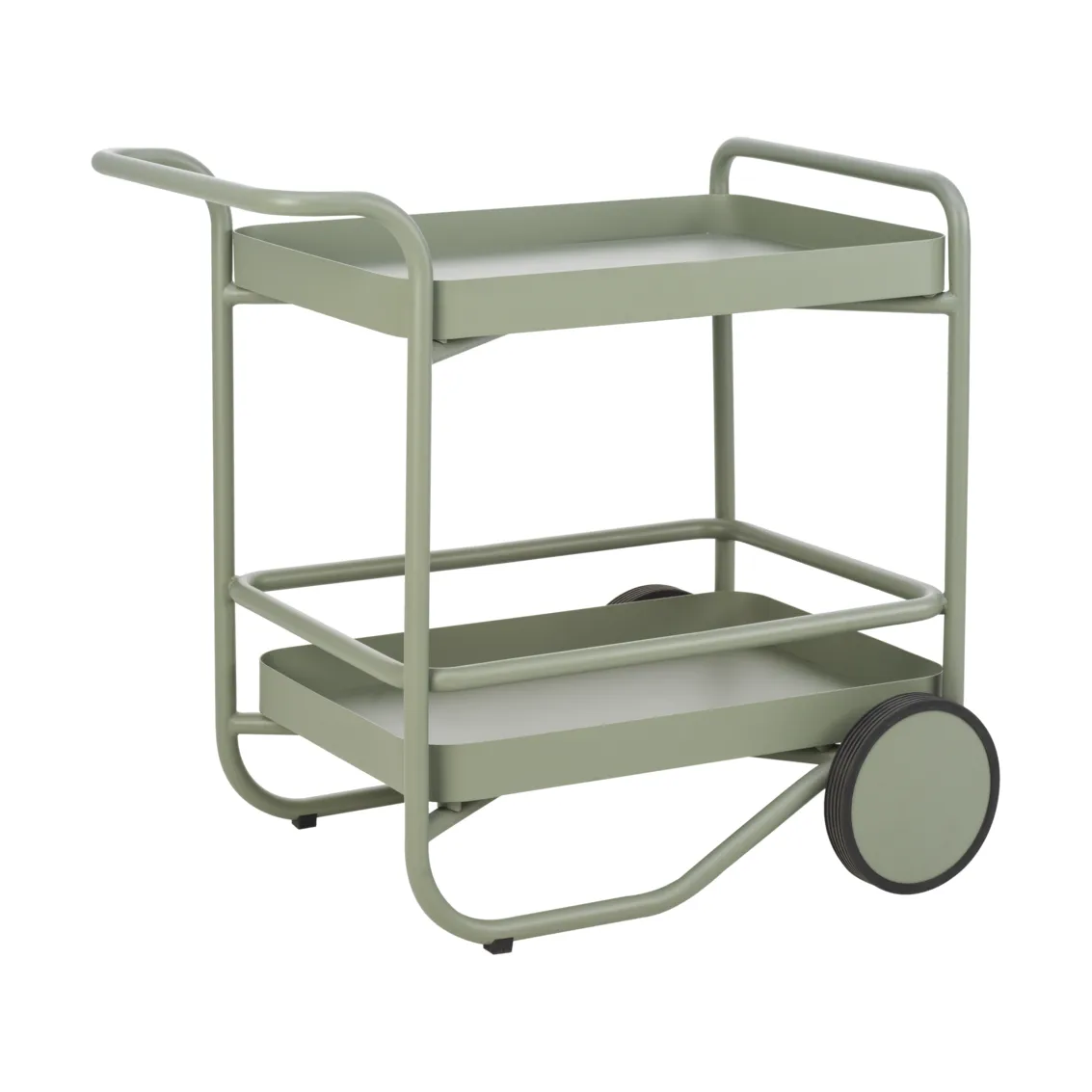 Chariot de service Trolly 88x59 cm, Dusty green Brafab