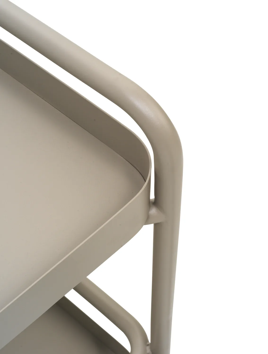 Chariot de service Trolly 88x59 cm, Khaki Brafab