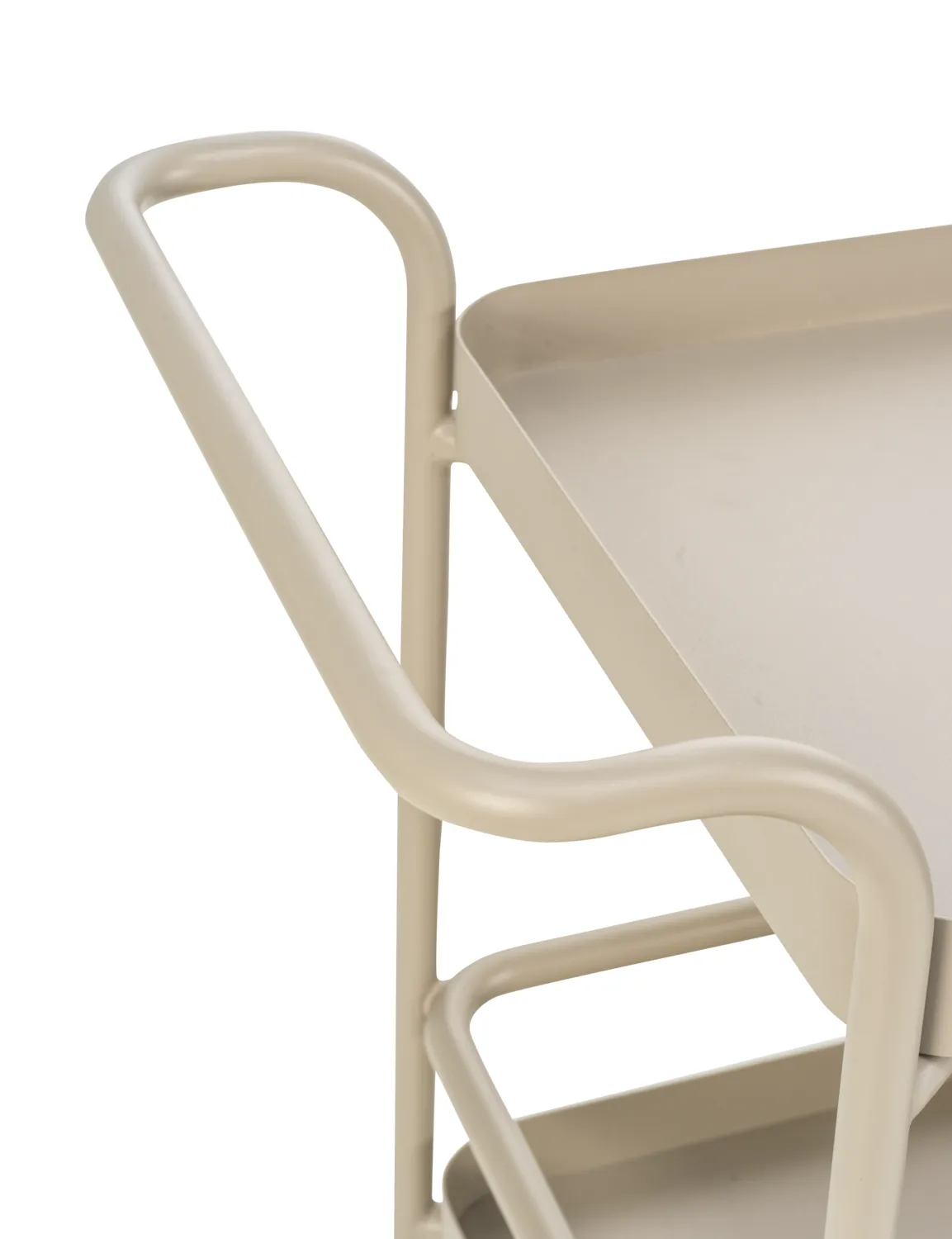 Chariot de service Trolly 88x59 cm, Khaki Brafab