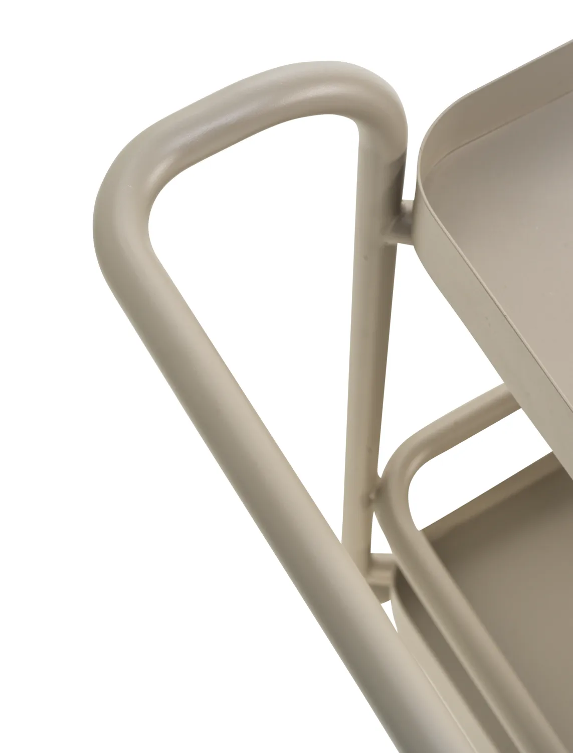 Chariot de service Trolly 88x59 cm, Khaki Brafab