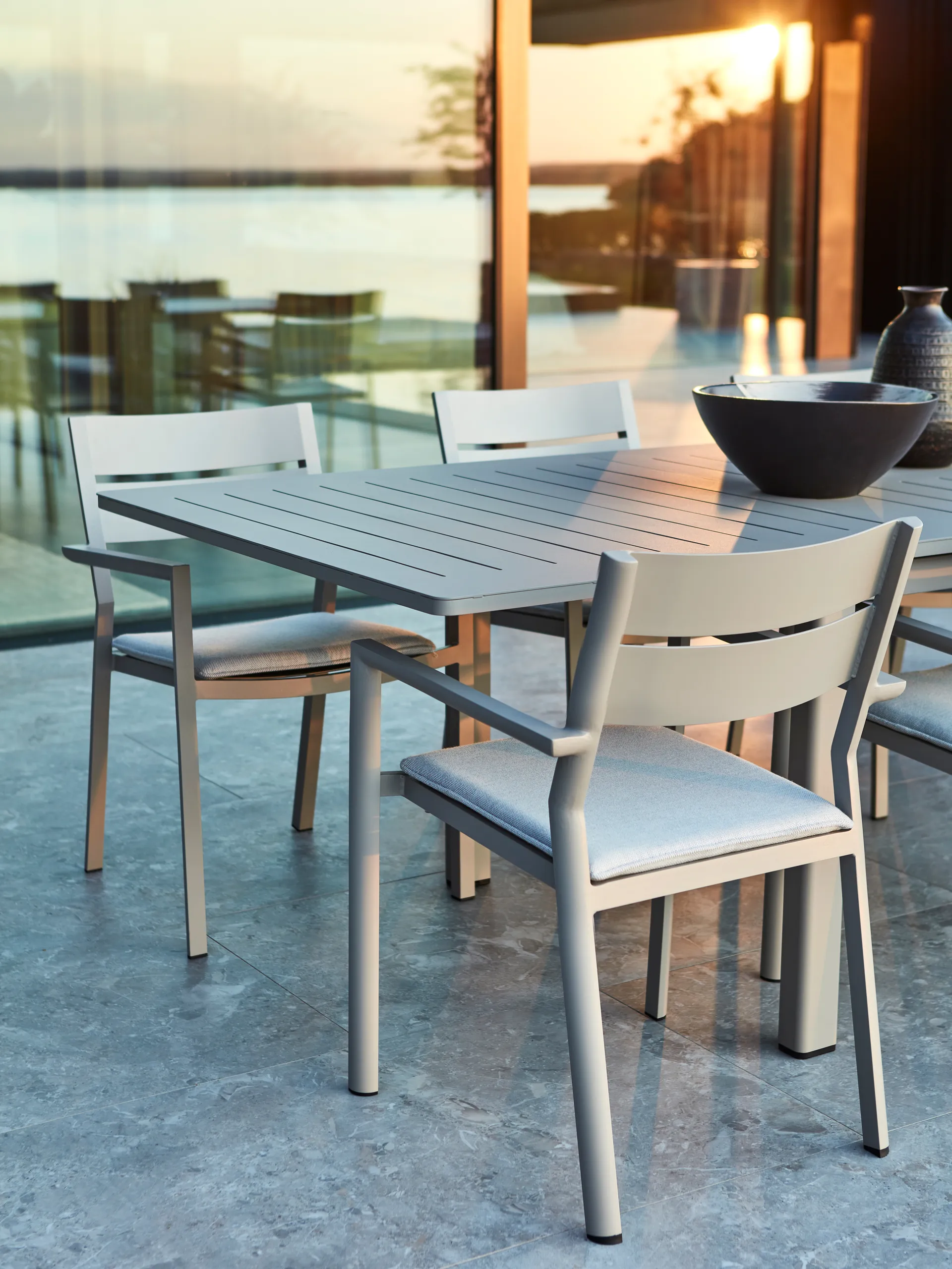 Coussin d'assise Frisk 37x37 cm, Ash Brafab