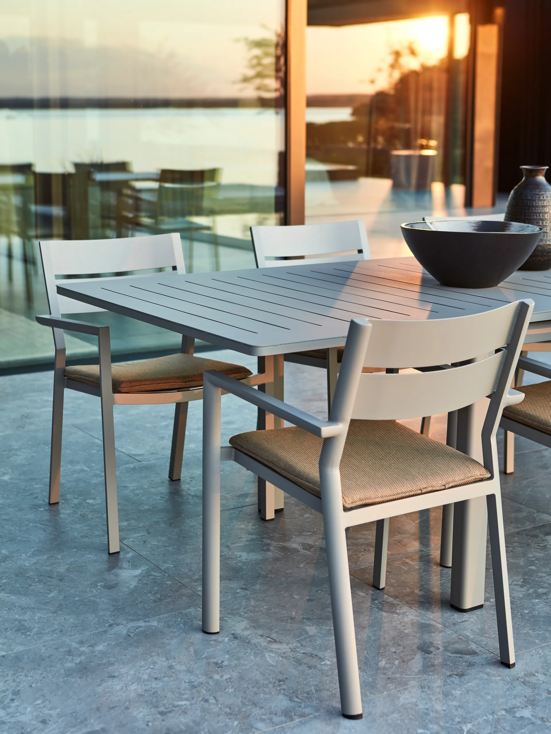 Coussin d'assise Frisk 41x43 cm, Cinnamon gold Brafab