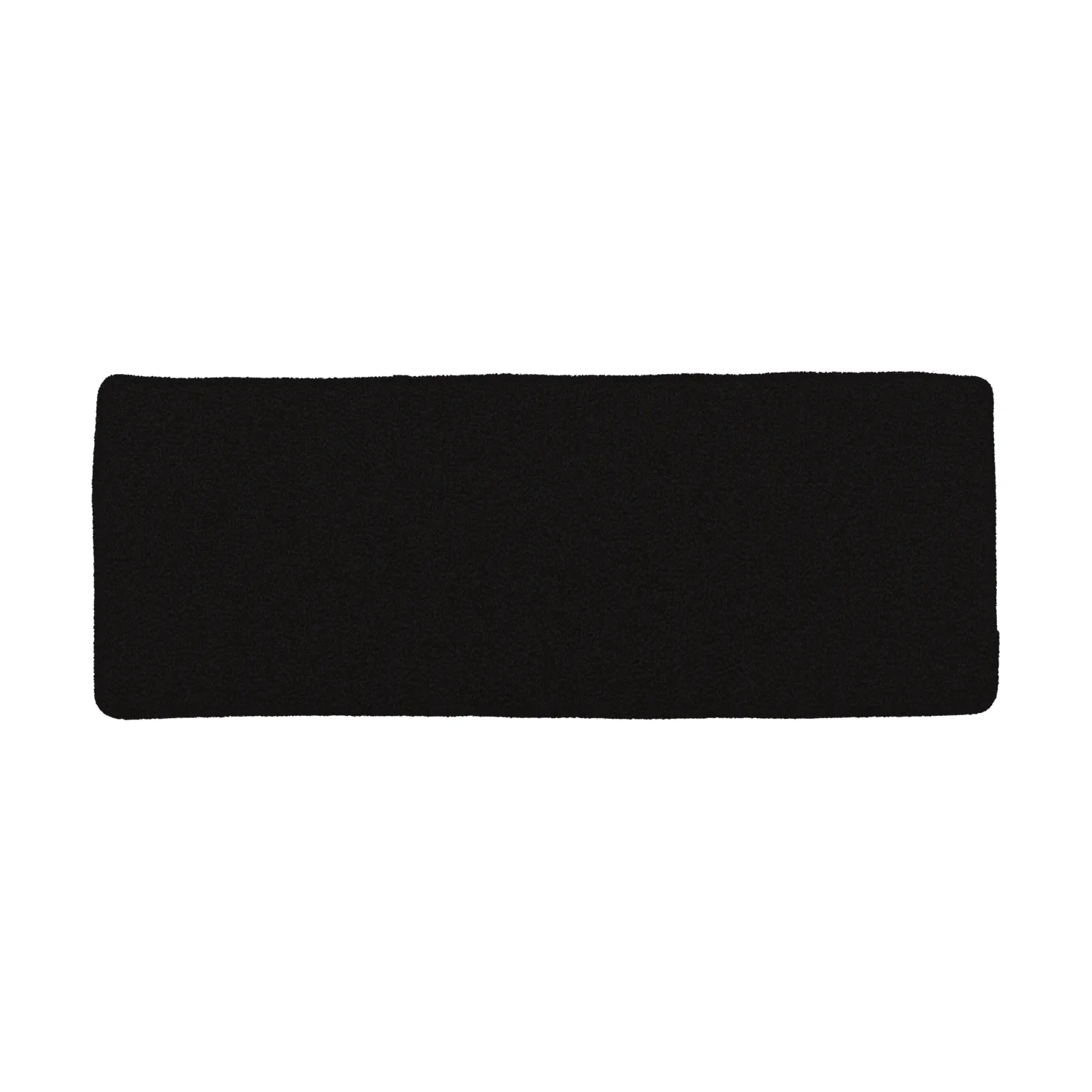 Coussin d'assise Frisk, Teddy black, 37x102 cm Brafab