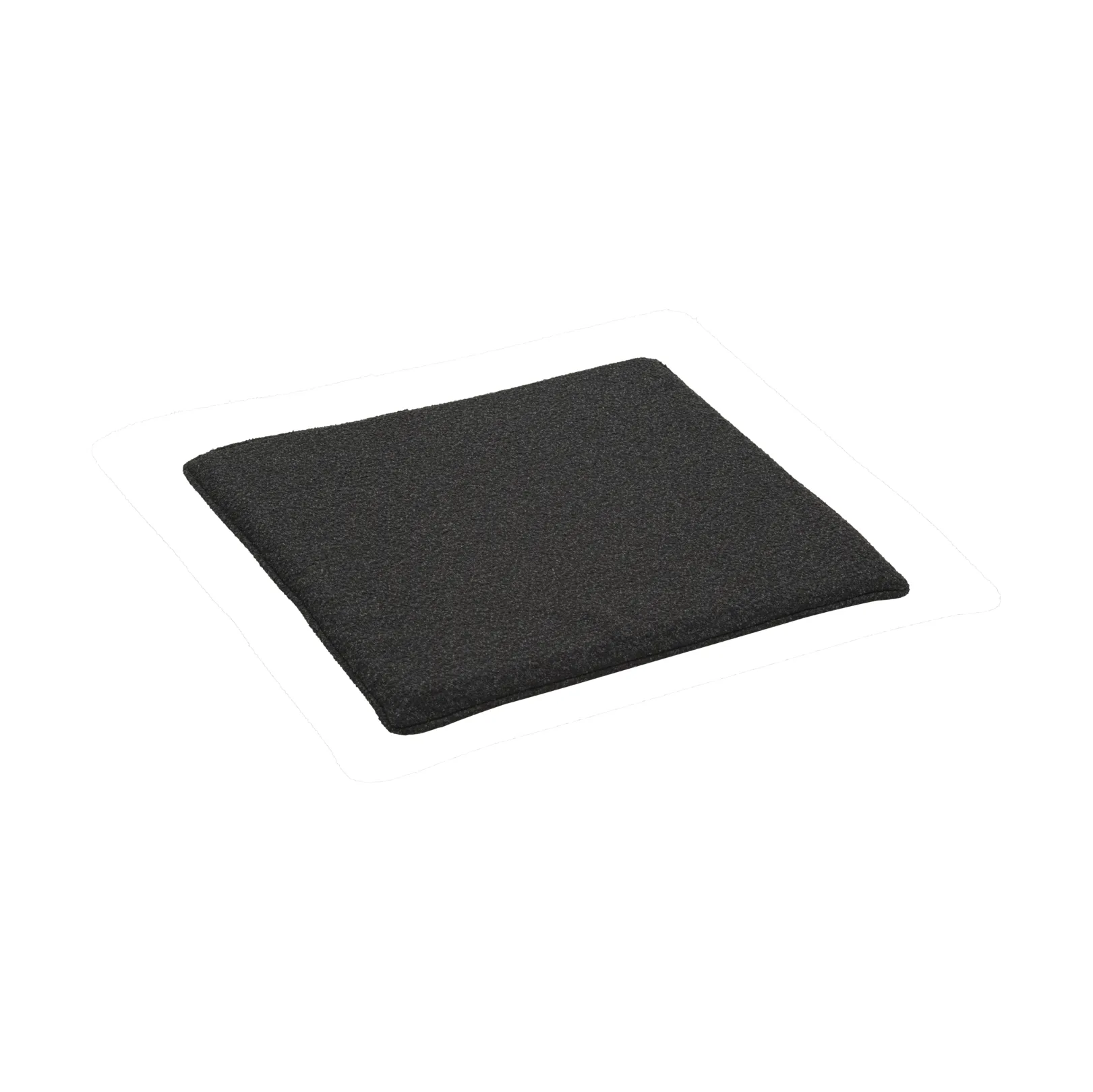 Coussin d'assise Frisk, Teddy black, 37x37 cm Brafab