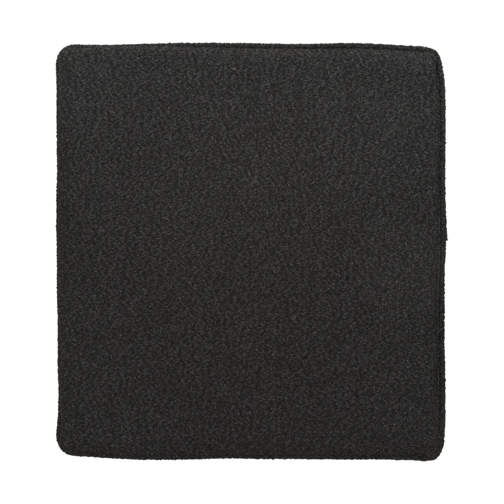 Coussin d'assise Frisk, Teddy black, 43x41 cm Brafab