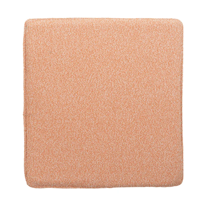 Coussin d'assise Frisk, Teddy orange, 37x37 cm Brafab