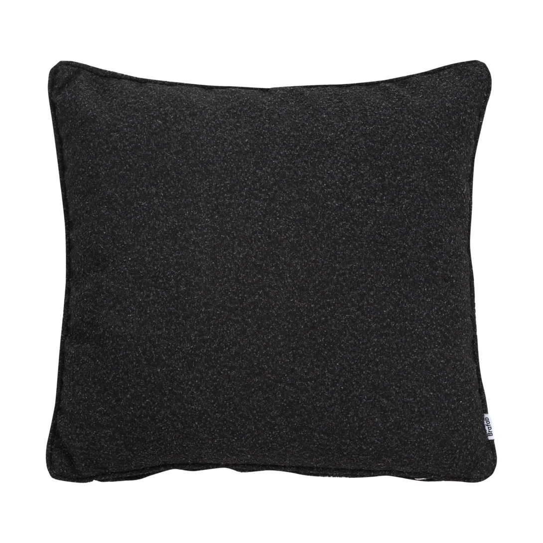 Coussin Teddy, Teddy black, 50x50 cm Brafab