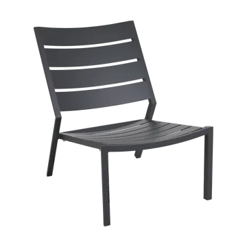 Delia fauteuil lounge - Anthracite - Brafab