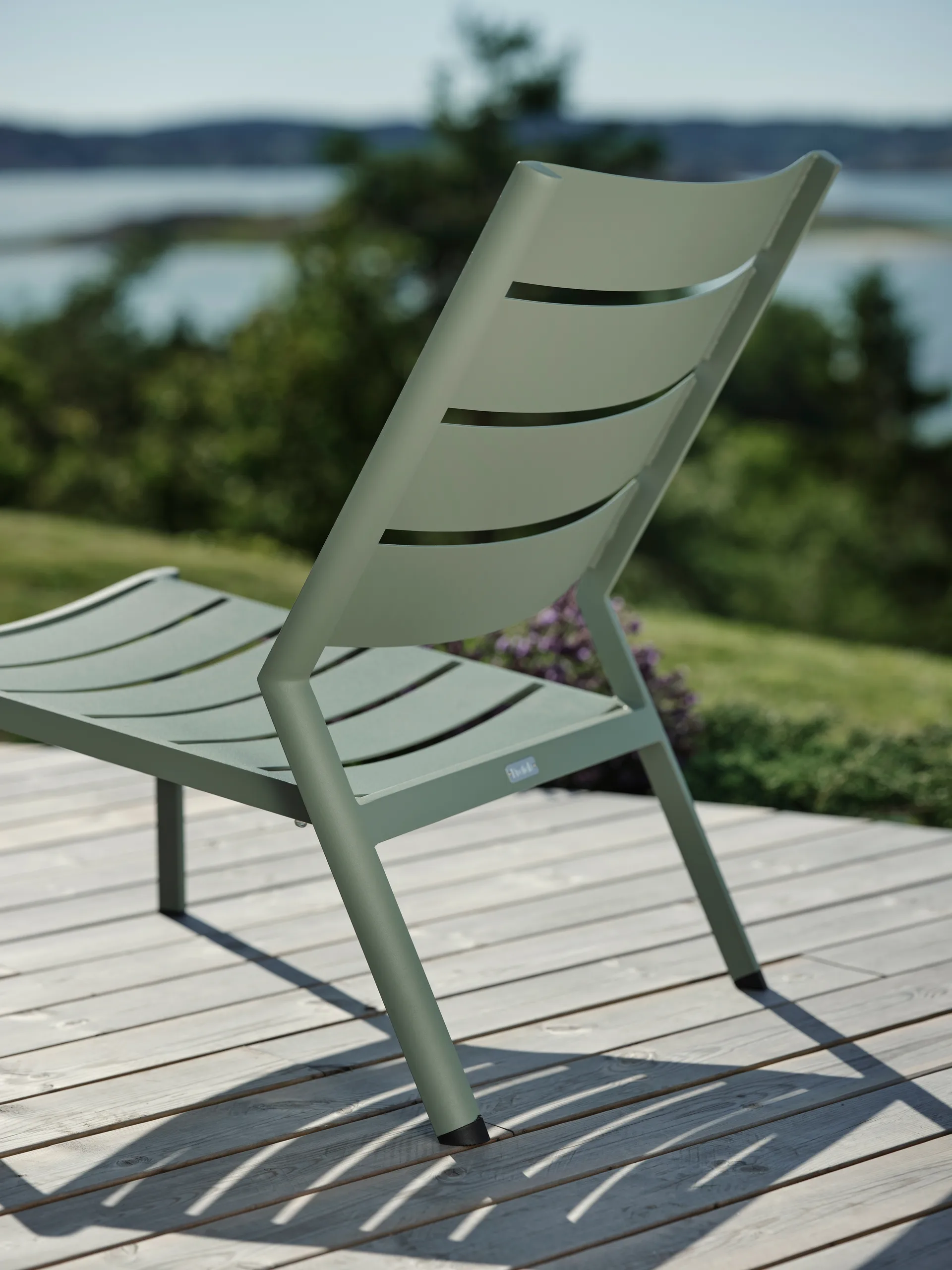 Delia fauteuil lounge, Dusty green Brafab