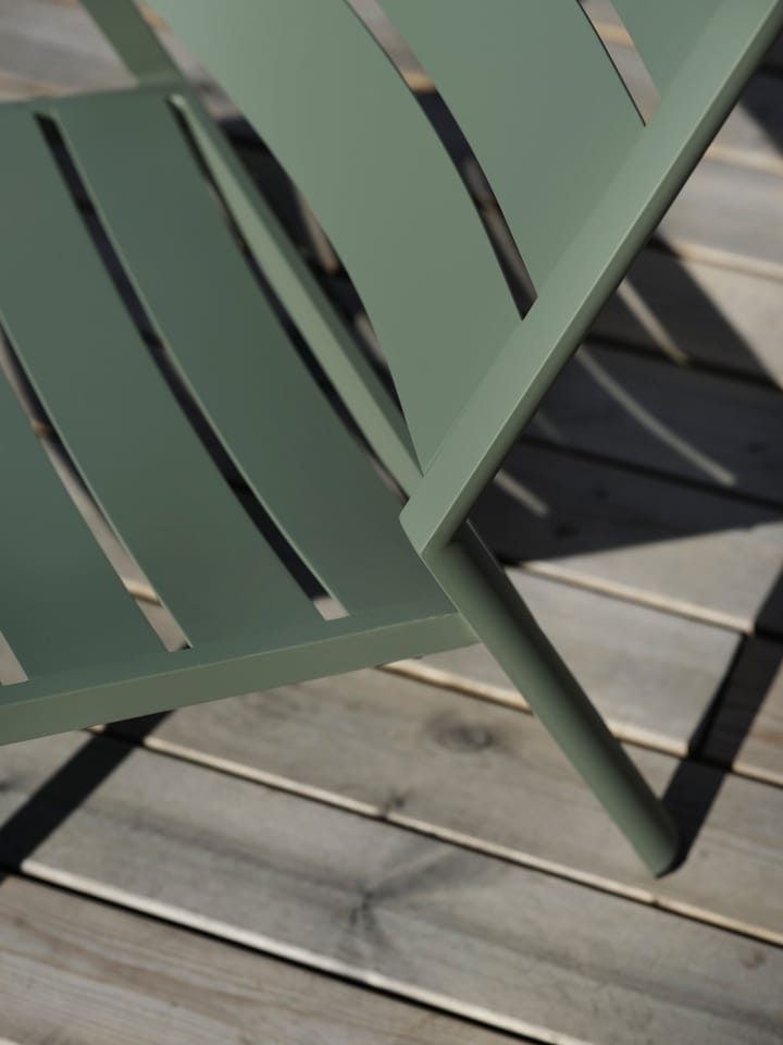 Delia fauteuil lounge, Dusty green Brafab