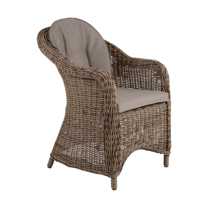 Eads avec coussin d'assise, Nature-beige Brafab