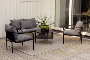 Fauteuil Bendt - Noir-teddy ant - Brafab