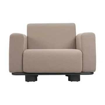 Fauteuil Bolster - Anthracite-teddy beige - Brafab