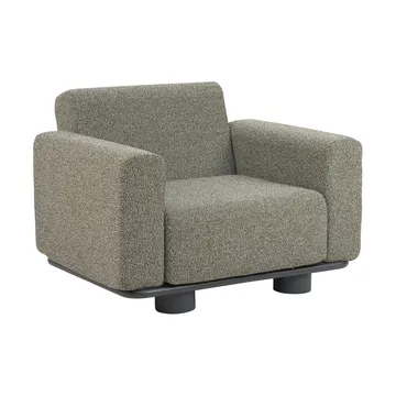 Fauteuil Bolster - Anthracite-teddy verde - Brafab