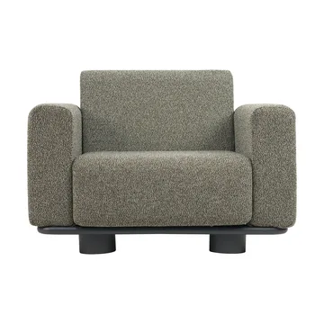 Fauteuil Bolster - Anthracite-teddy verde - Brafab