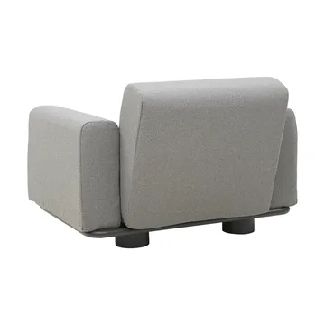 Fauteuil Bolster - Antracite-teddy grey - Brafab