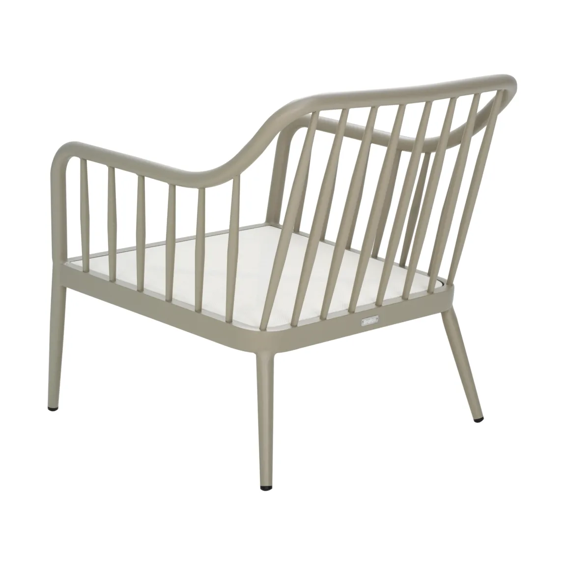 Fauteuil Coleville, Khaki-burlap beige Brafab