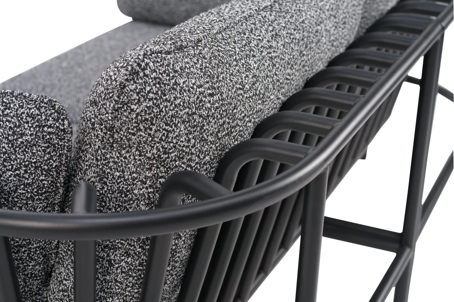 Fauteuil Collier, Noir-teddy ant Brafab