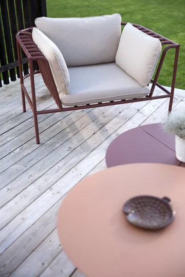 Fauteuil Collier - Zin red-teddy beige - Brafab