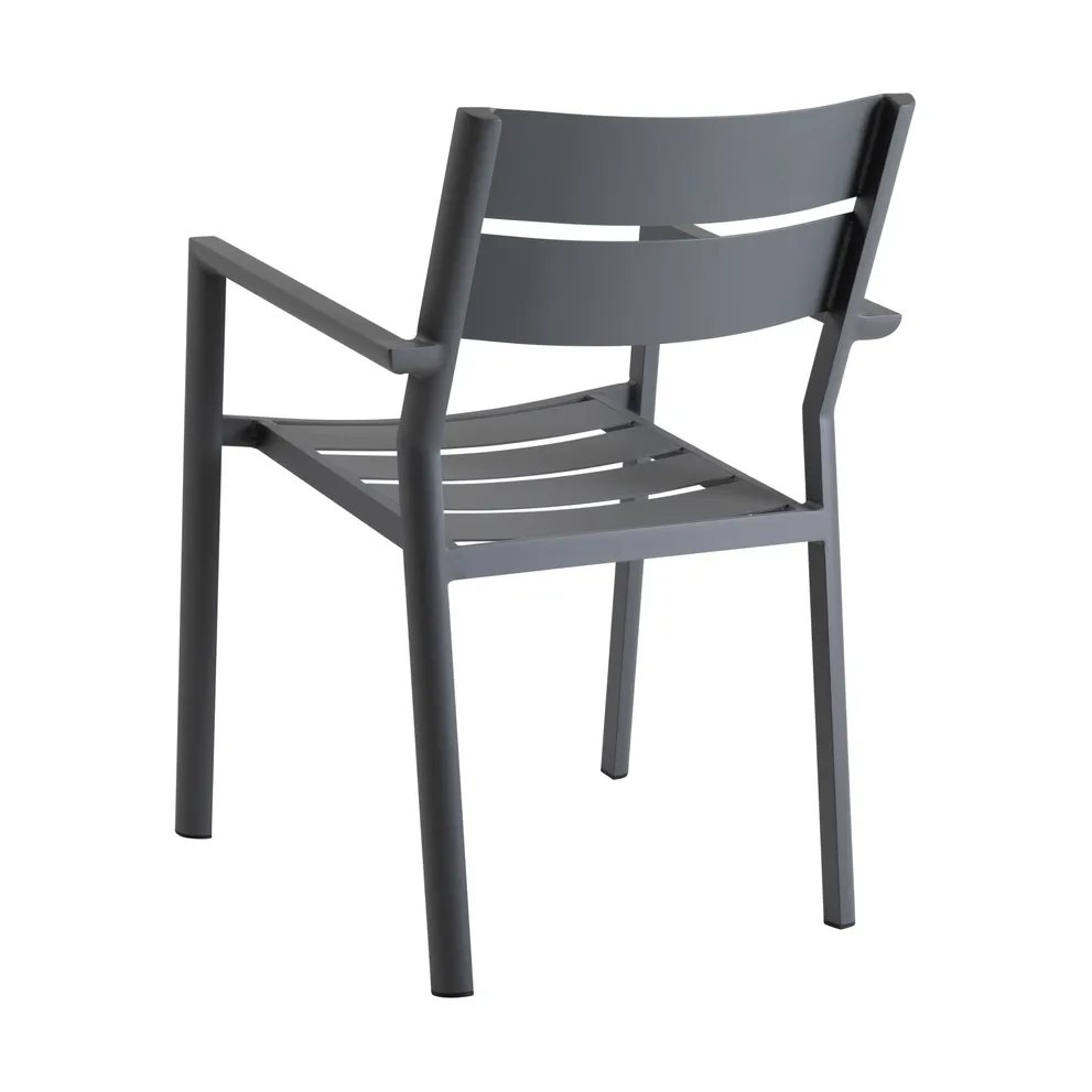 Fauteuil Delia, Anthracite Brafab