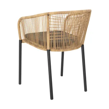 Fauteuil Delta - Noir-naturel - Brafab