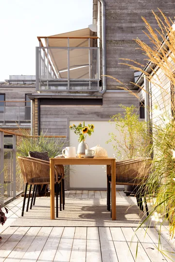 Fauteuil Delta - Noir-naturel - Brafab