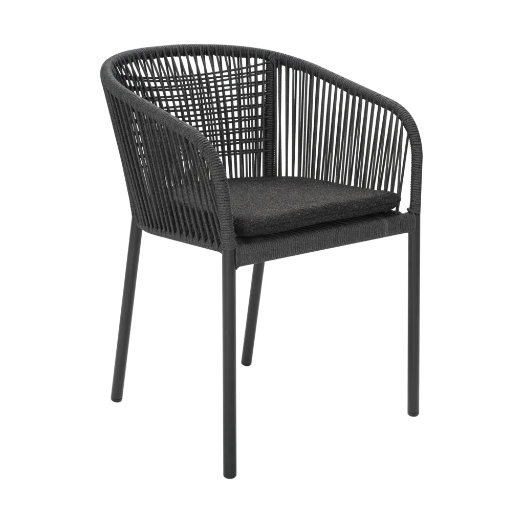 Fauteuil Delta, Noir Brafab