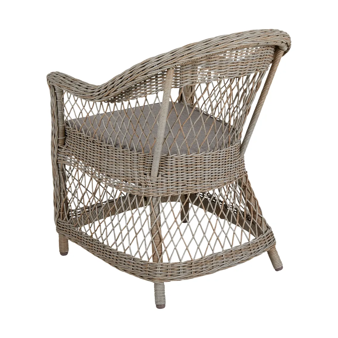 Fauteuil Kamomill avec coussin d'assise et de dossier, Beige-sable Brafab