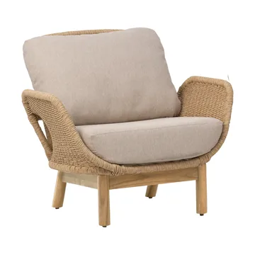 Fauteuil Lily - Twist straw-plush wheat - Brafab