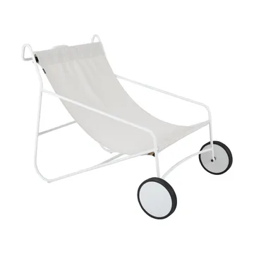 Fauteuil lounge Poul Chair - Blanc - Brafab