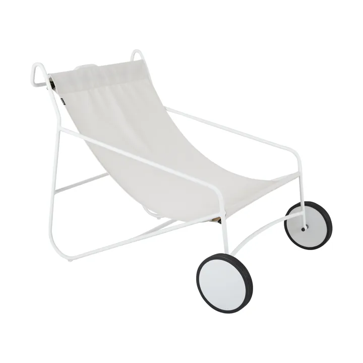 Fauteuil lounge Poul Chair - Blanc - Brafab