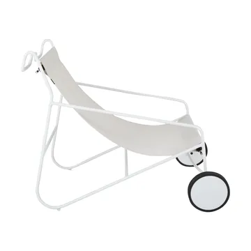 Fauteuil lounge Poul Chair - Blanc - Brafab